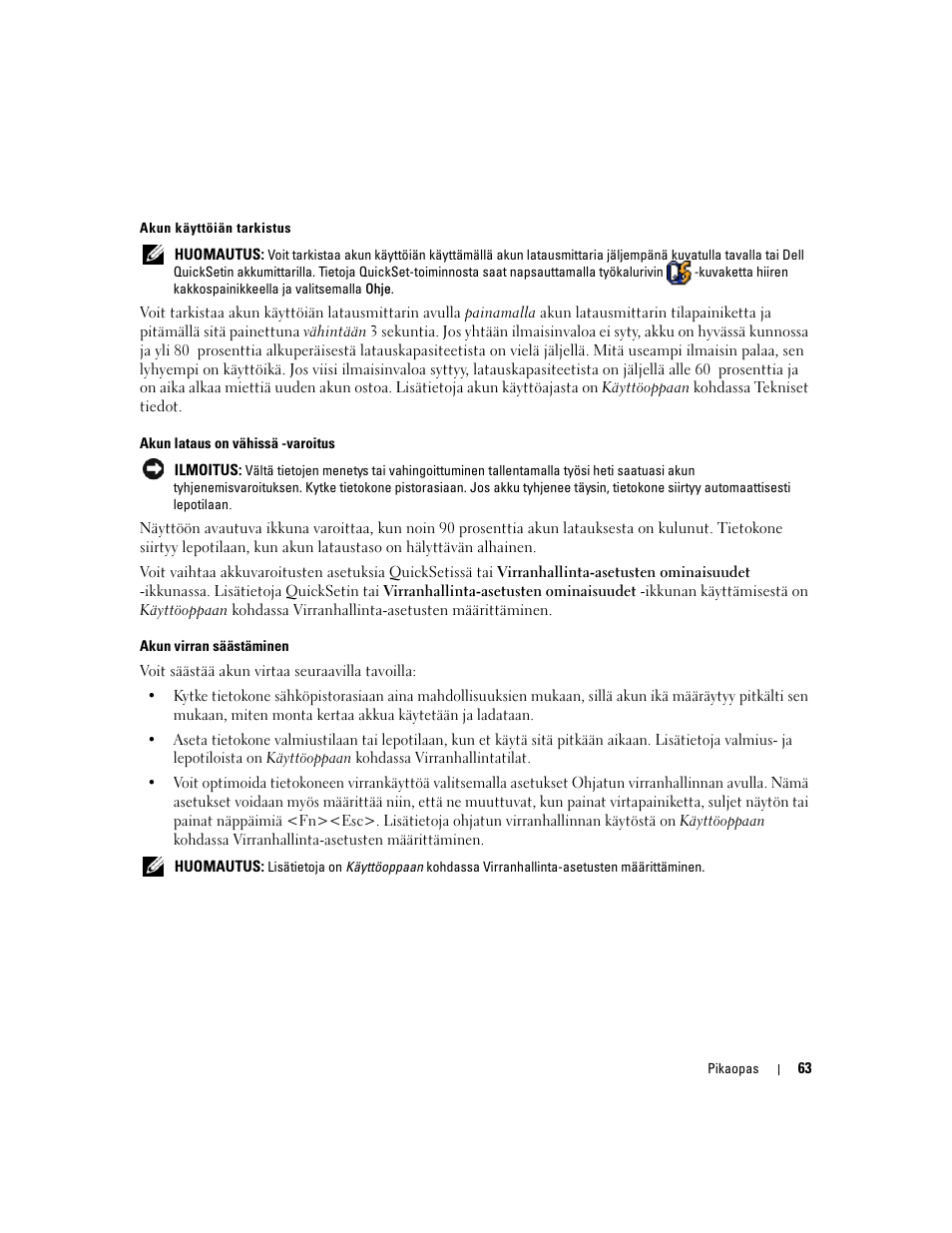 Dell Precision M90 User Manual | Page 63 / 192