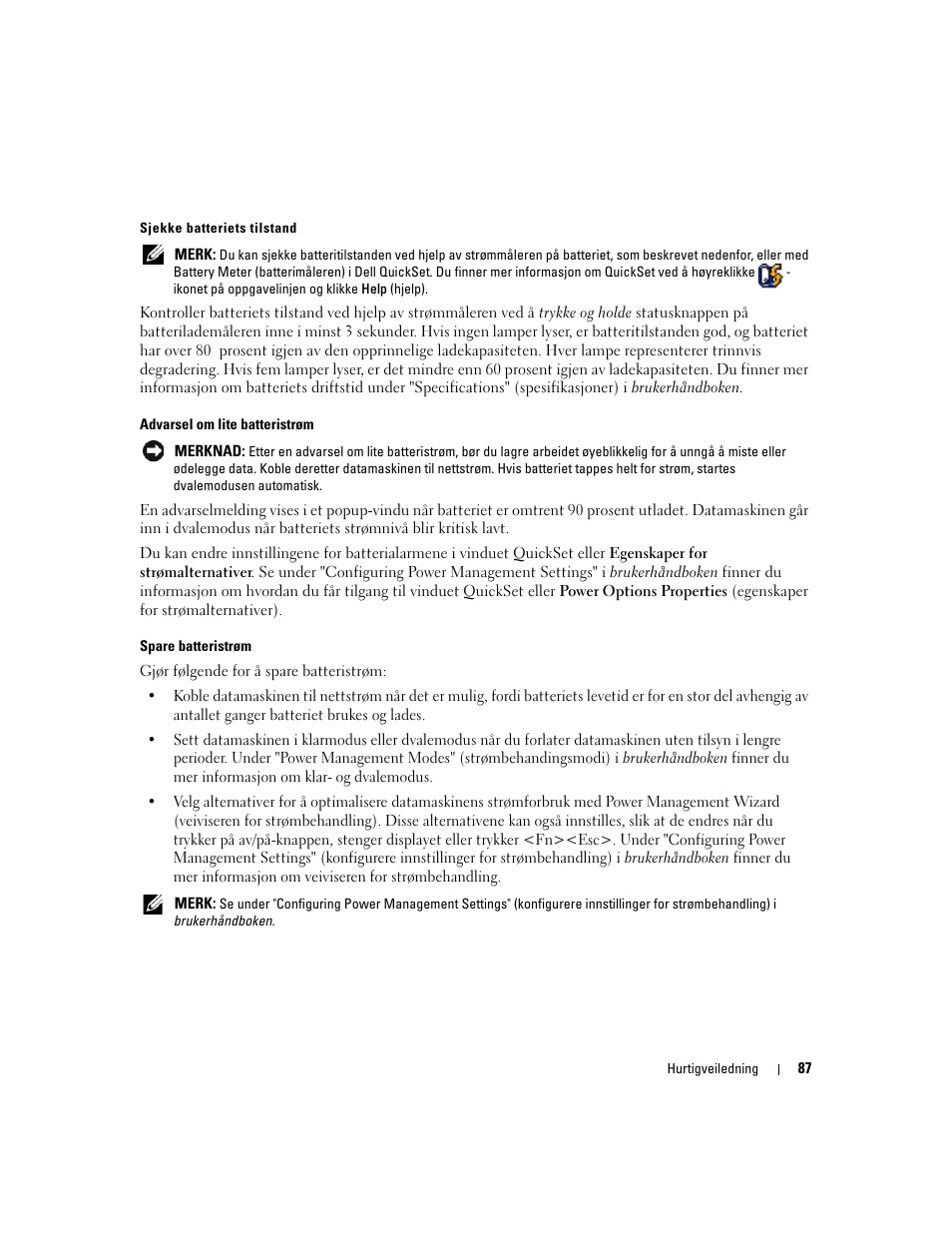 Dell Precision M90 User Manual | Page 87 / 192