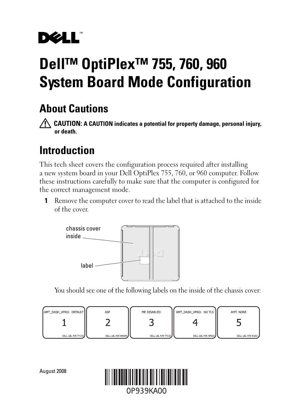 Dell OptiPlex 960 User Manual | 16 pages