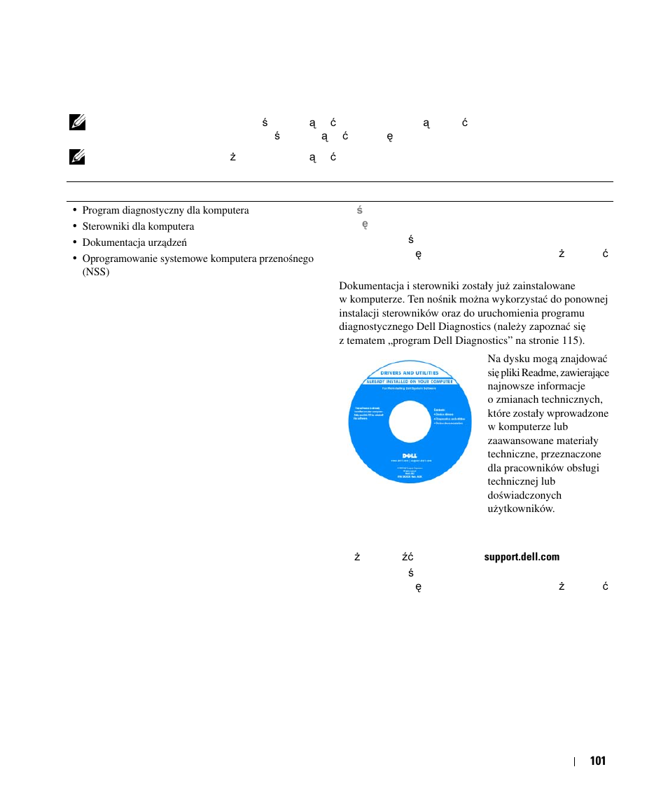 Wyszukiwanie informacji | Dell Latitude D630 User Manual | Page 101 / 168