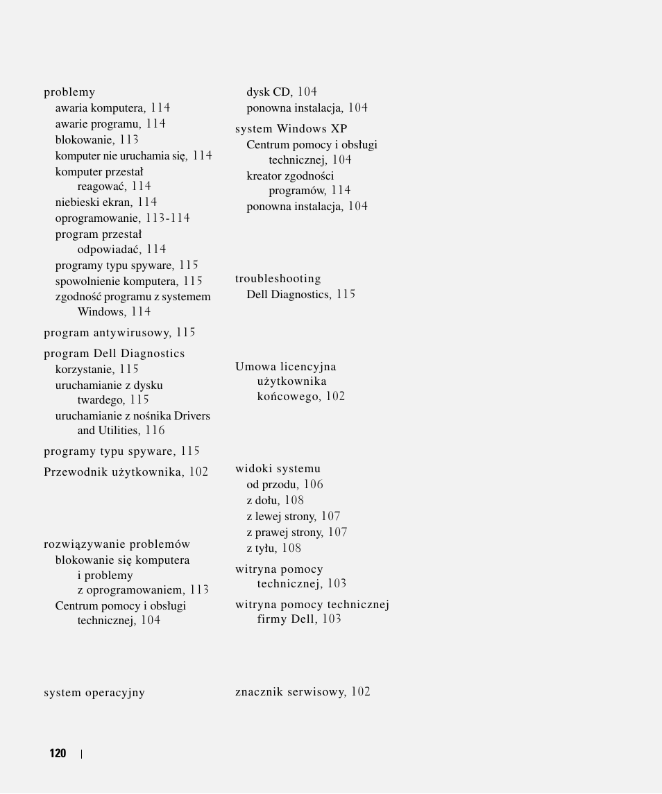 Dell Latitude D630 User Manual | Page 120 / 168