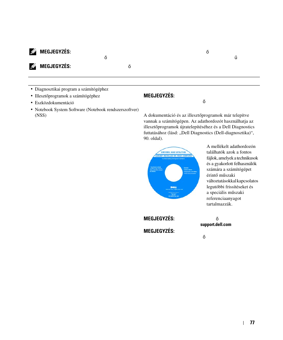 Információkeresés | Dell Latitude D630 User Manual | Page 77 / 168