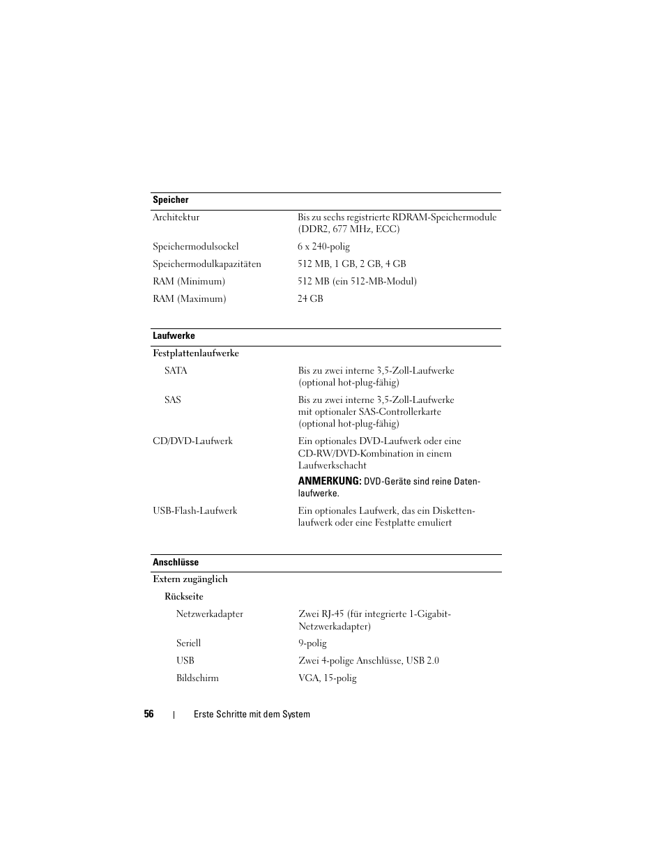 Dell PowerEdge R300 User Manual | Page 58 / 138