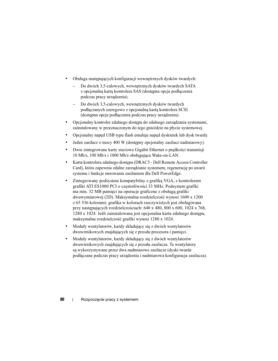 Dell PowerEdge R300 User Manual | Page 82 / 138