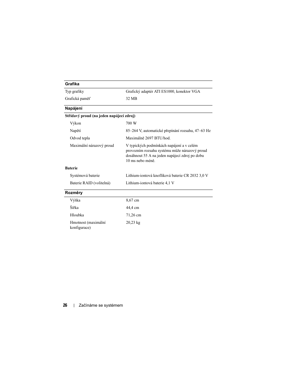 Dell POWEREDGE R805 User Manual | Page 28 / 130