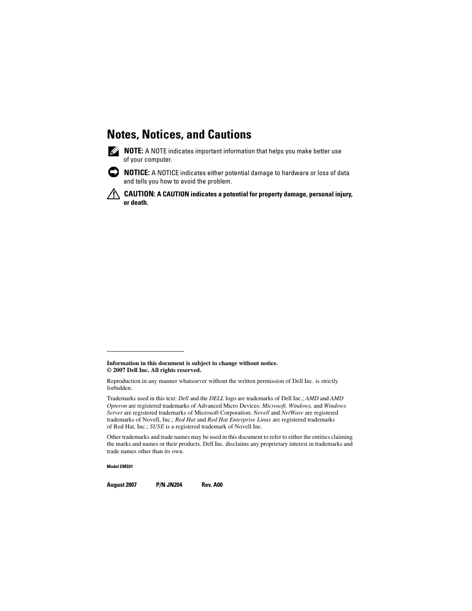 Dell POWEREDGE R805 User Manual | Page 4 / 130