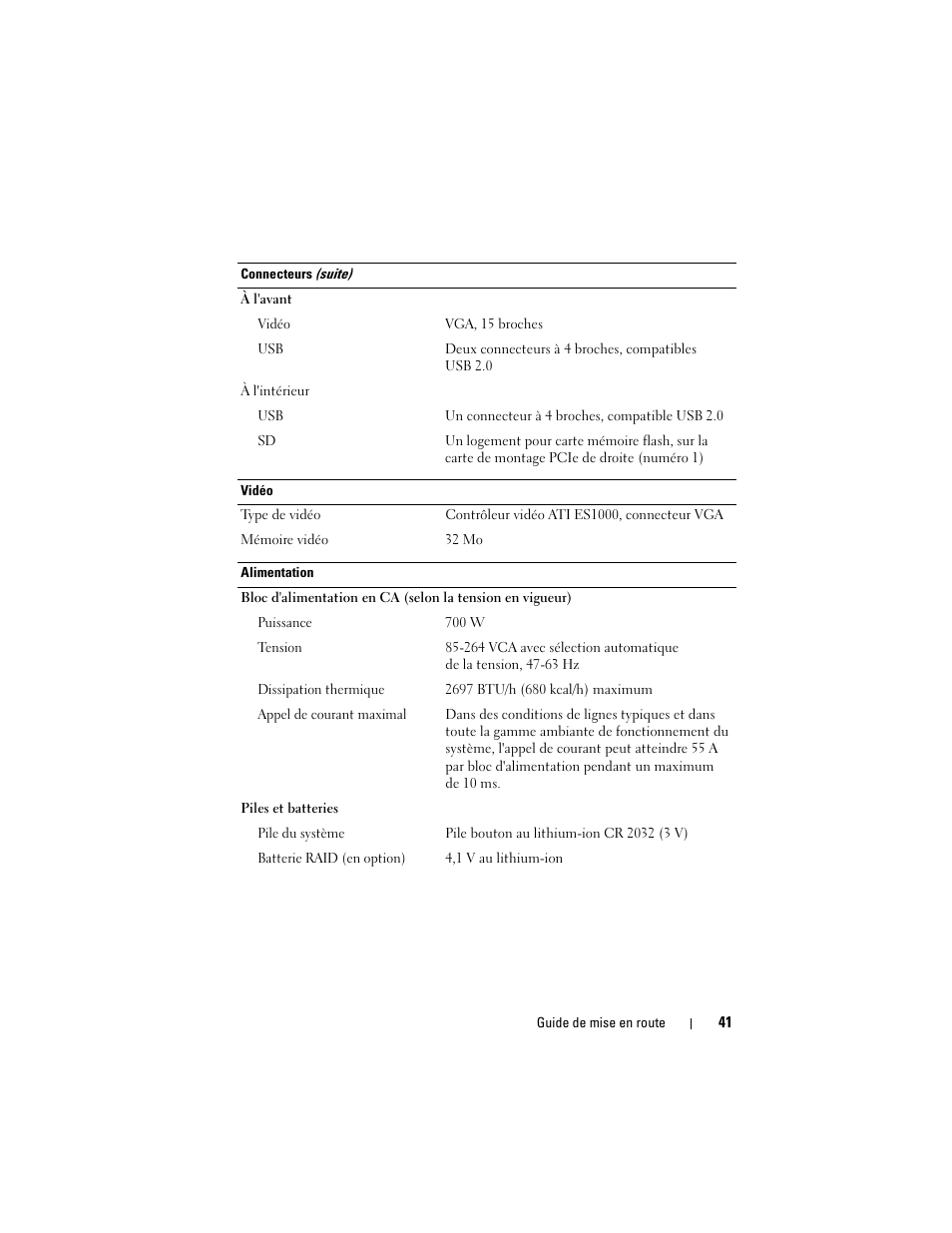 Dell POWEREDGE R805 User Manual | Page 43 / 130