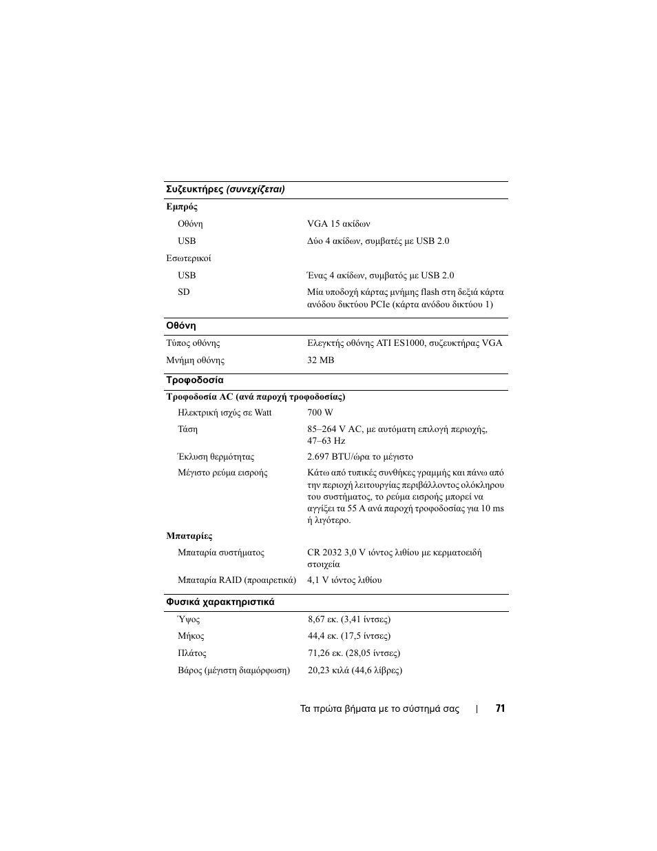 Dell POWEREDGE R805 User Manual | Page 73 / 130