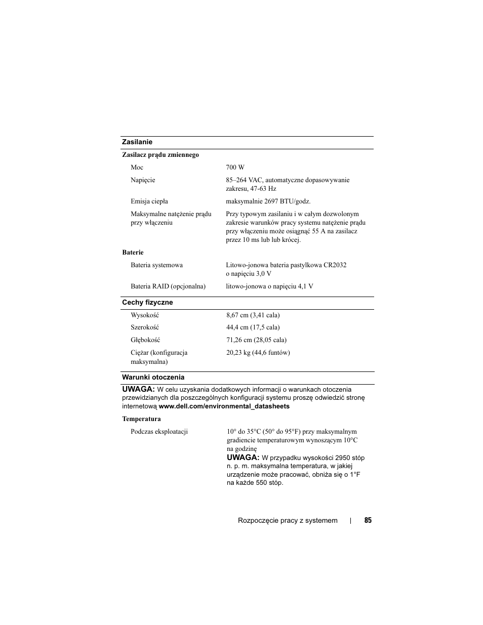 Dell POWEREDGE R805 User Manual | Page 87 / 130