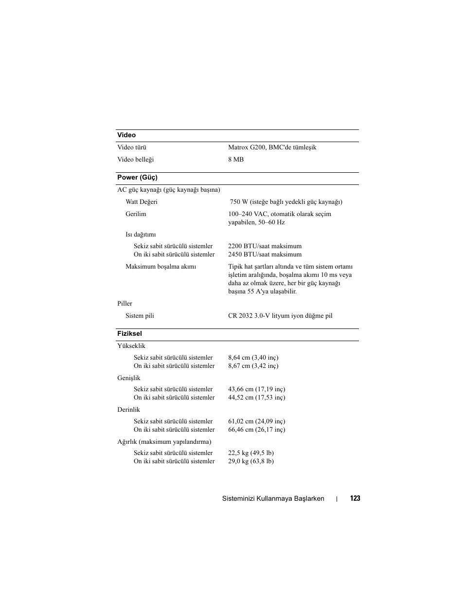 Dell POWEREDGE R515 User Manual | Page 125 / 142