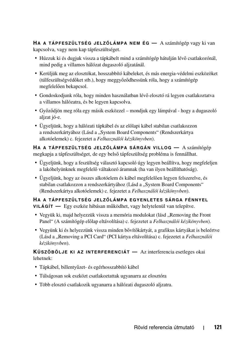 Dell Precision T5400 User Manual | Page 121 / 340