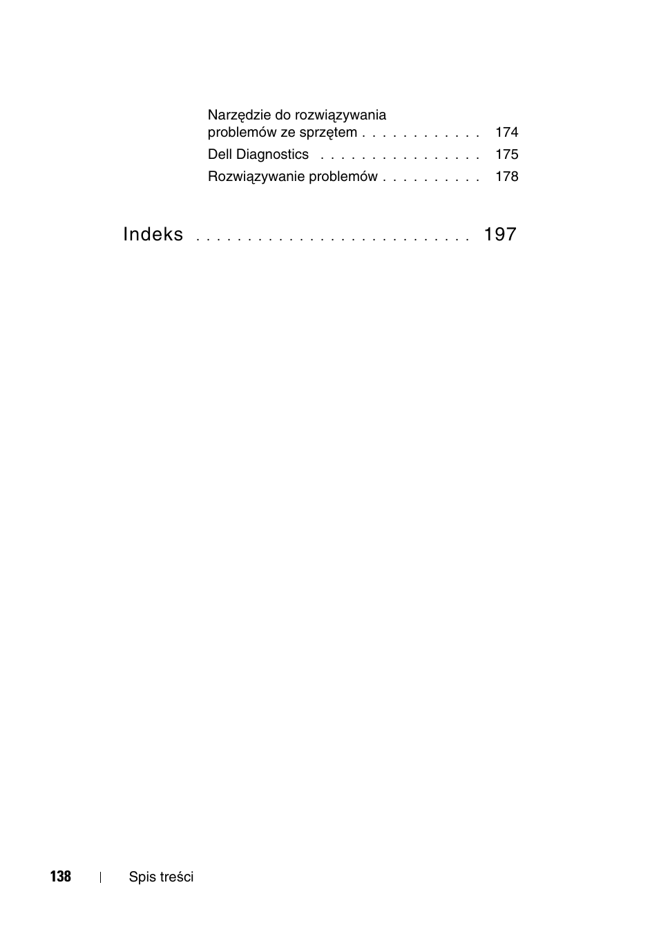 Indeks | Dell Precision T5400 User Manual | Page 138 / 340