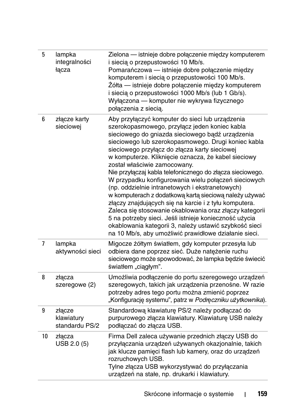 Dell Precision T5400 User Manual | Page 159 / 340