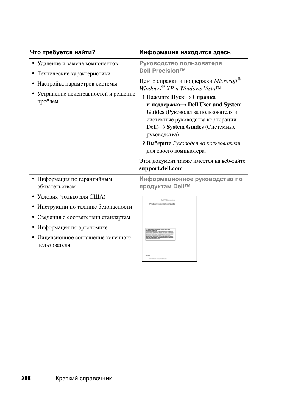 Dell Precision T5400 User Manual | Page 208 / 340