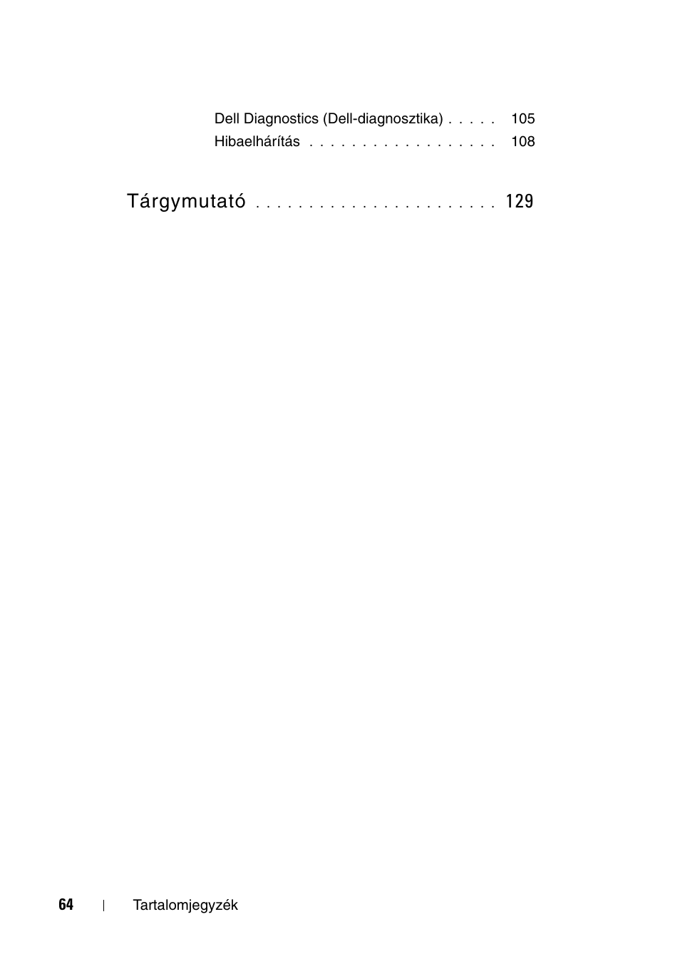 Tárgymutató | Dell Precision T5400 User Manual | Page 64 / 340