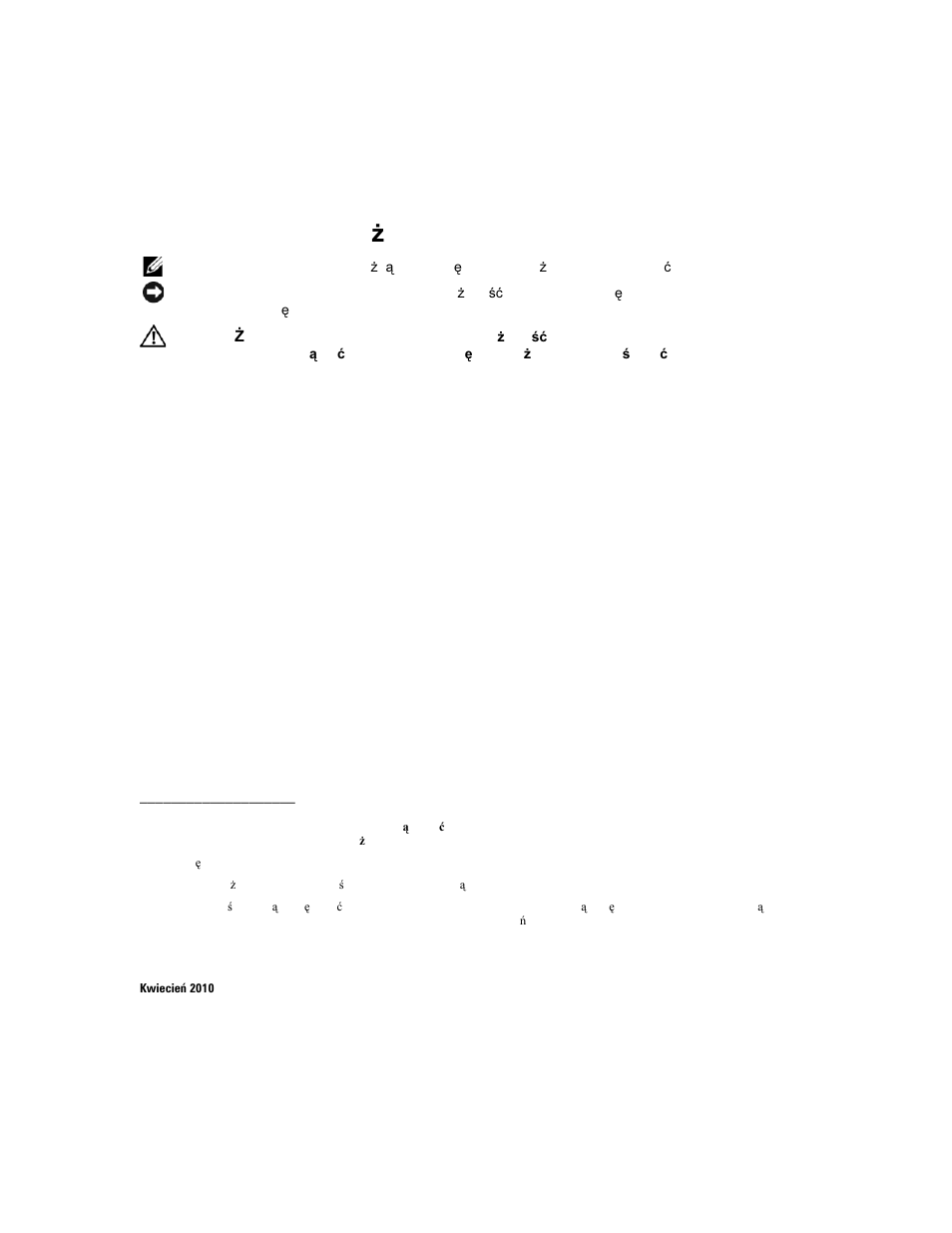 Noty, uwagi i ostrze ż enia | Dell PowerVault MD3000 User Manual | Page 54 / 104