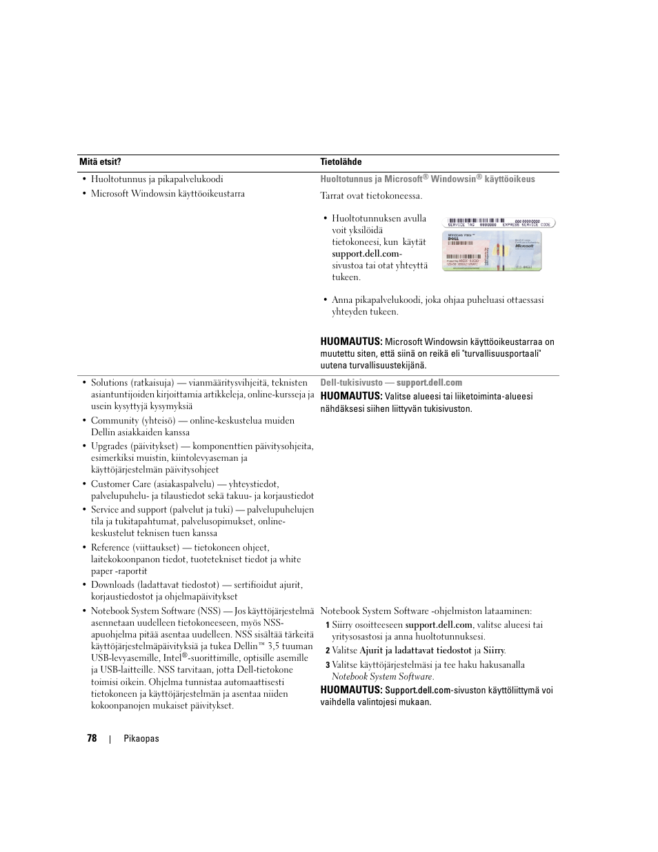 Dell Precision M4300 User Manual | Page 78 / 246