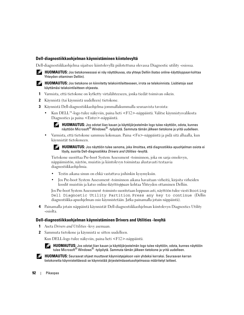 Dell Precision M4300 User Manual | Page 92 / 246