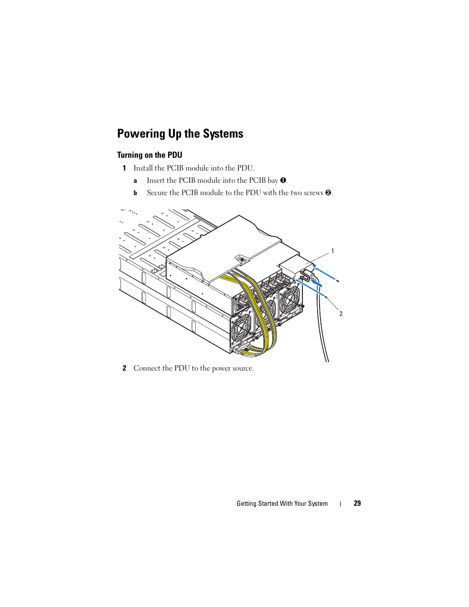 Powering up the systems | Dell PowerEdge C8000 User Manual | Page 31 / 430