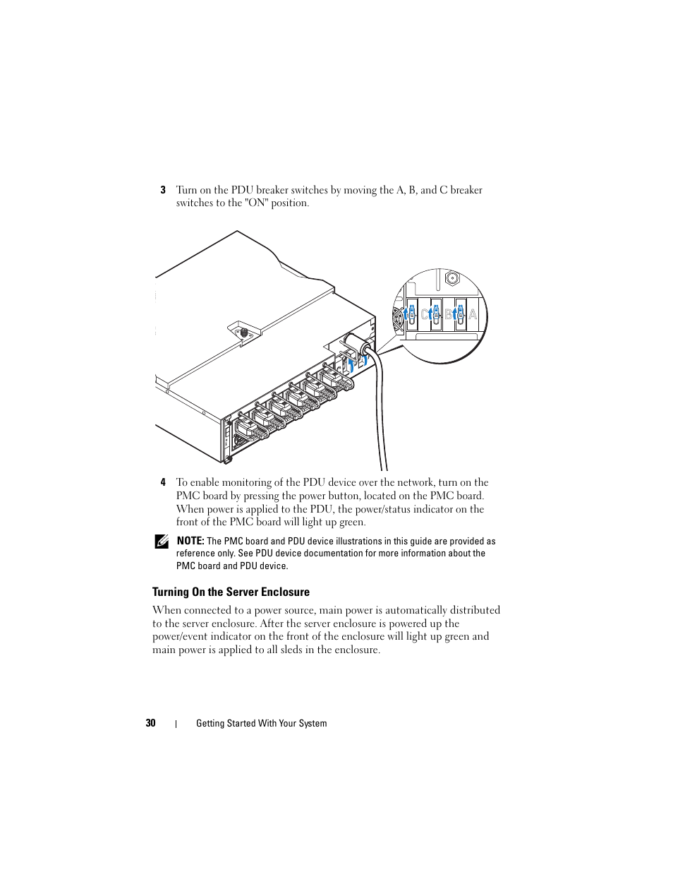 Turning on the server enclosure | Dell PowerEdge C8000 User Manual | Page 32 / 430