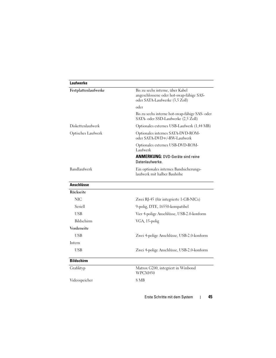 Dell PowerEdge T410 User Manual | Page 47 / 122