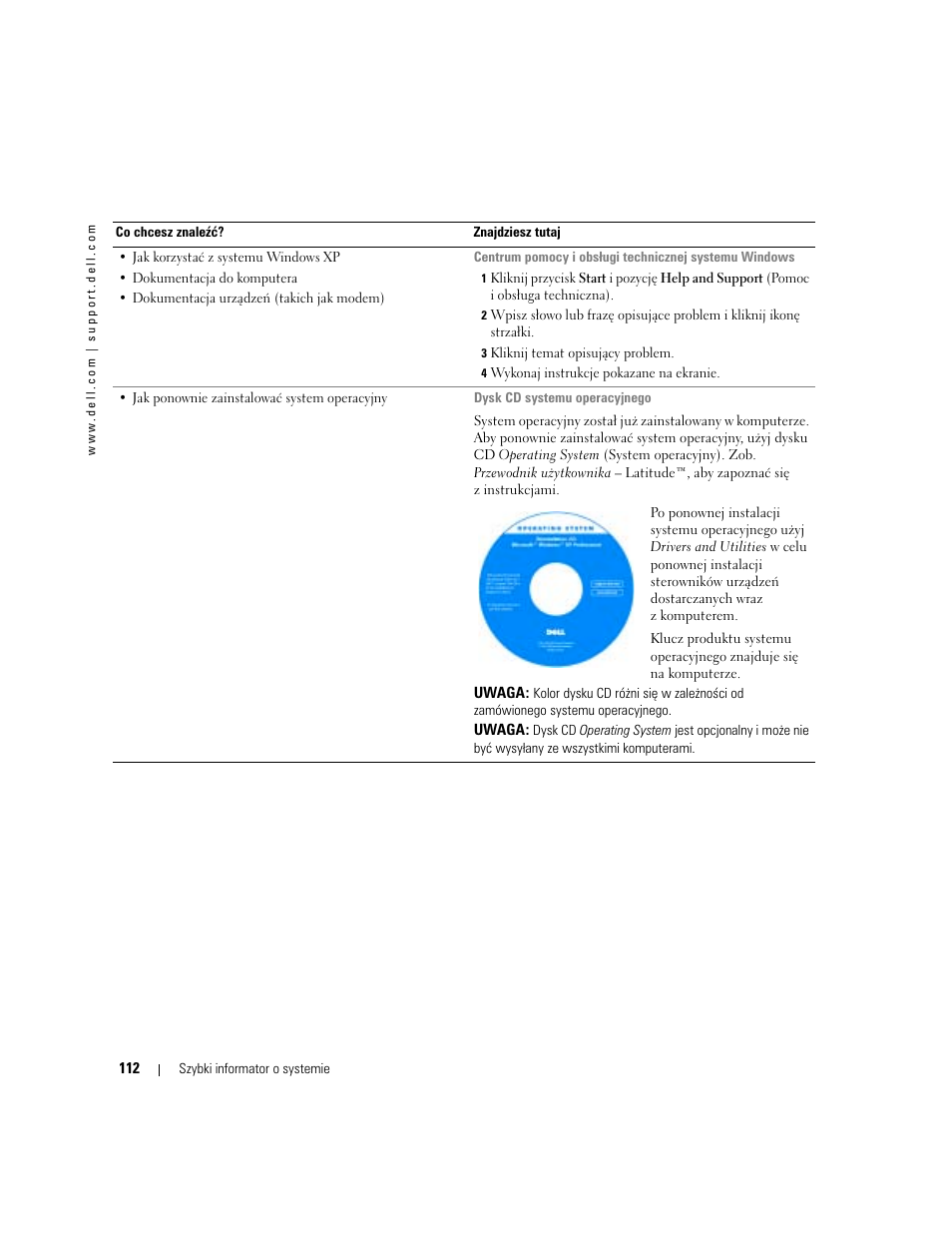 Dell Latitude D810 User Manual | Page 112 / 208