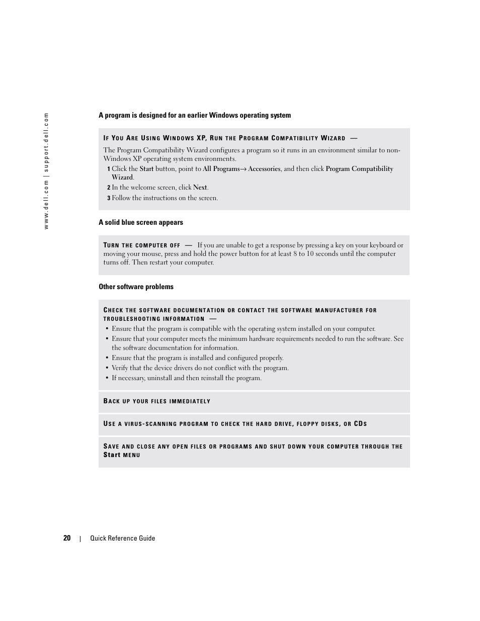 Dell Latitude D810 User Manual | Page 20 / 208