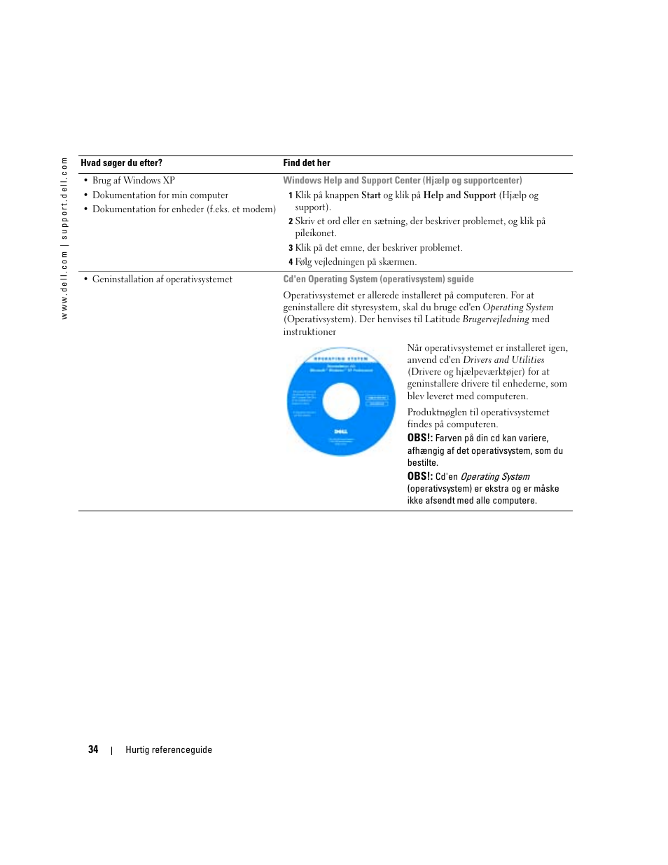 Dell Latitude D810 User Manual | Page 34 / 208