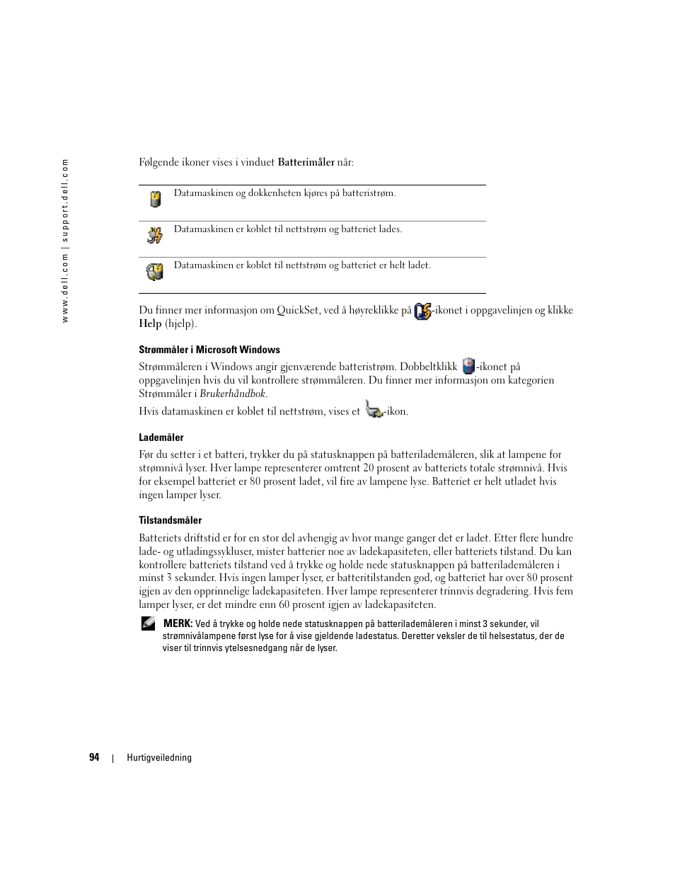 Dell Latitude D810 User Manual | Page 94 / 208