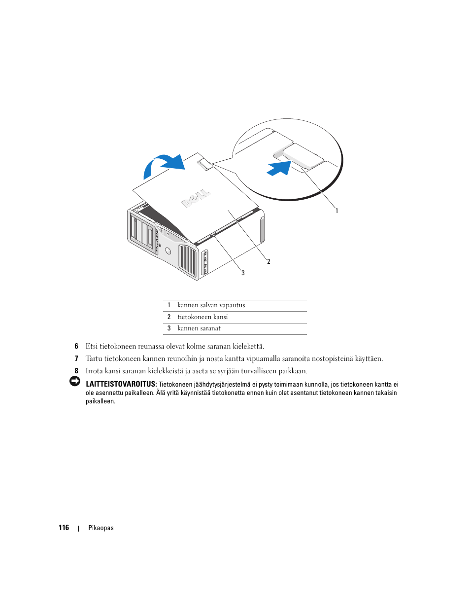 Dell Precision 690 User Manual | Page 116 / 360