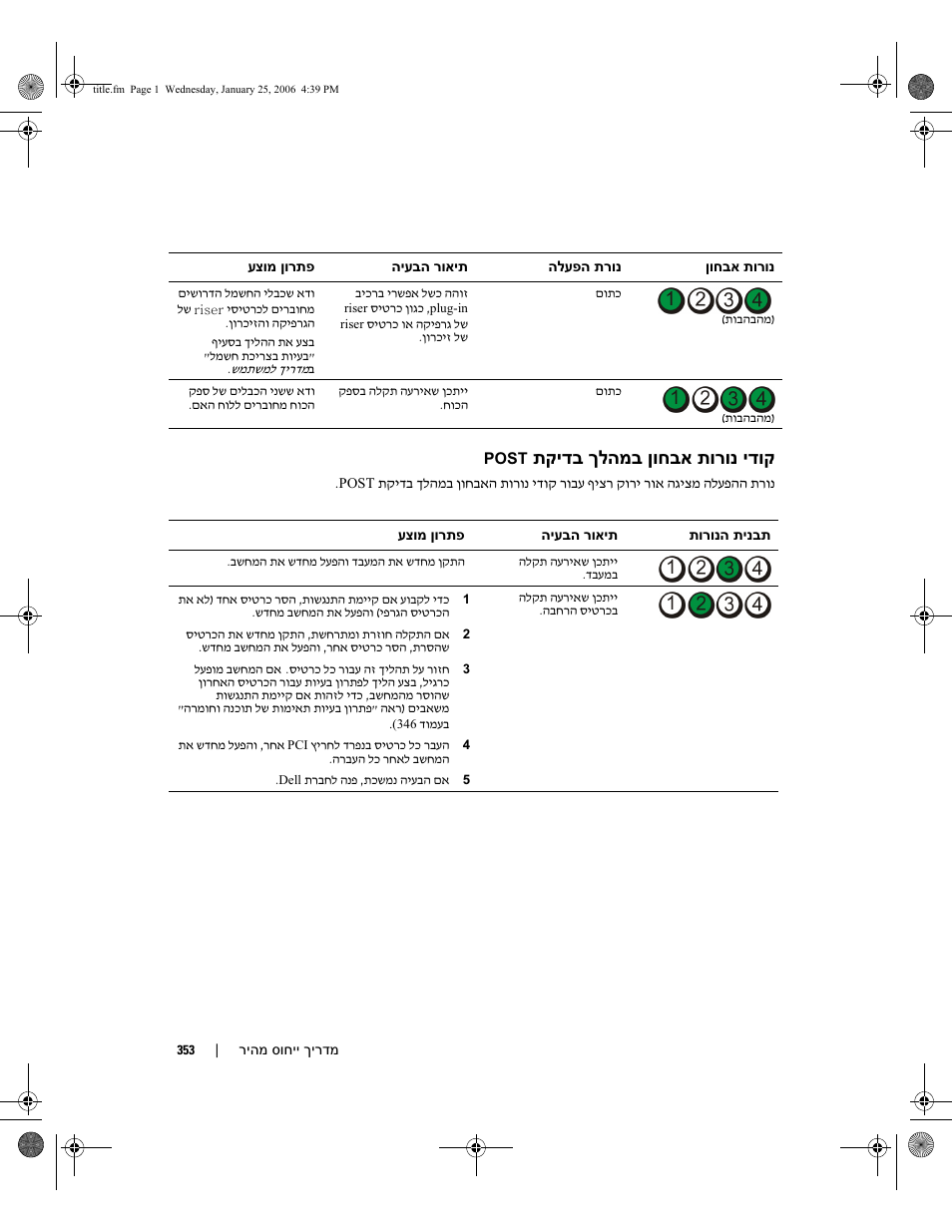 תקידב ךלהמב ןוחבא תורונ ידוק | Dell Precision 690 User Manual | Page 324 / 360