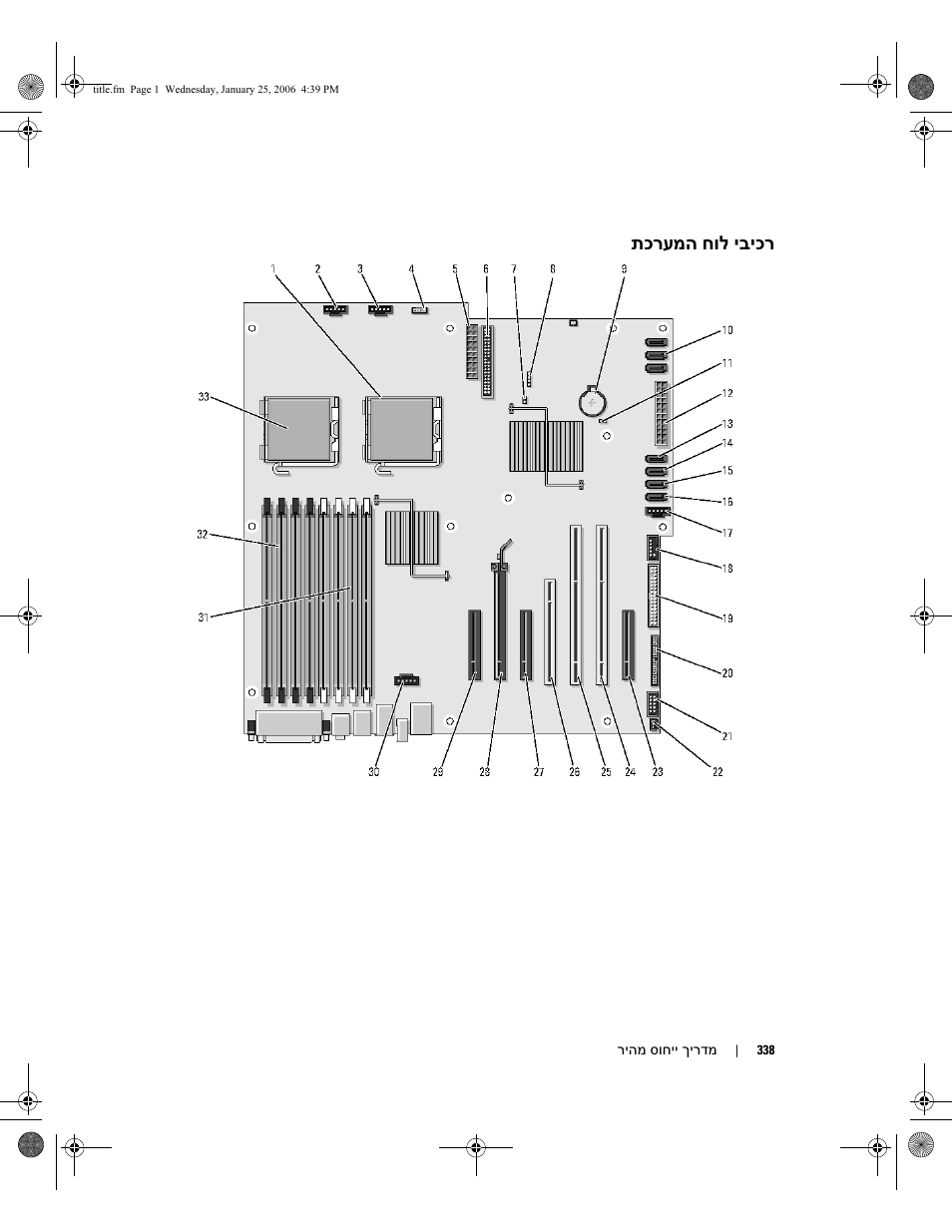 תכרעמה חול יביכר | Dell Precision 690 User Manual | Page 339 / 360