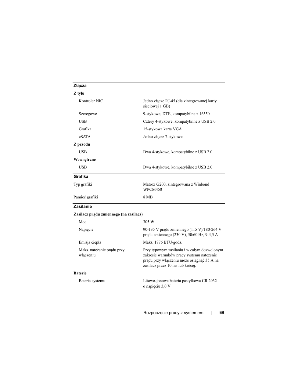 Dell PowerEdge T110 User Manual | Page 71 / 110