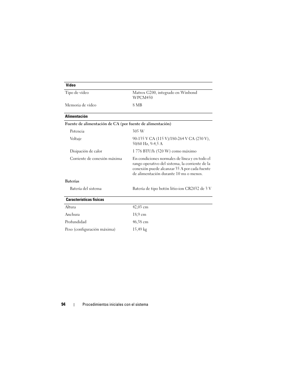 Dell PowerEdge T110 User Manual | Page 96 / 110