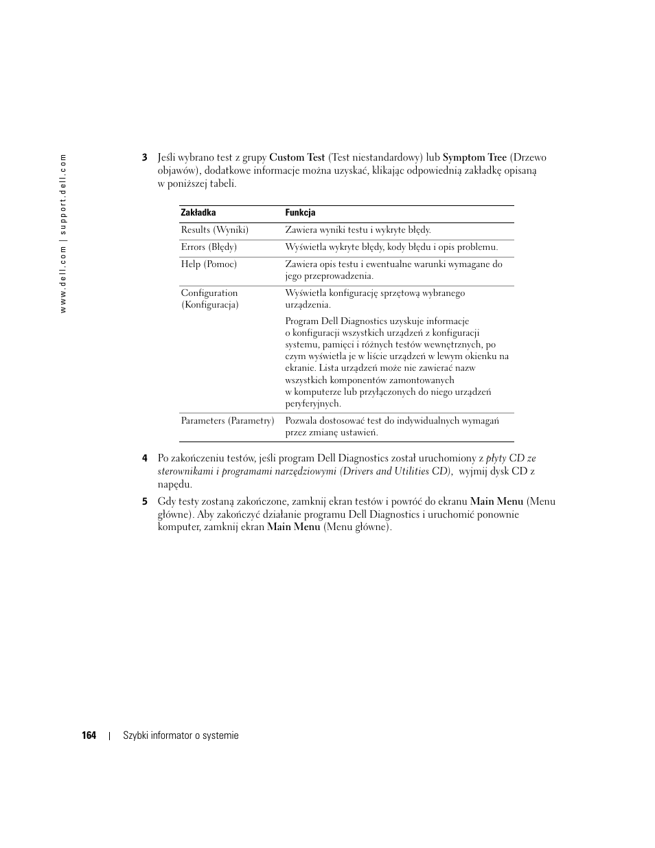 Dell Latitude D610 User Manual | Page 164 / 244