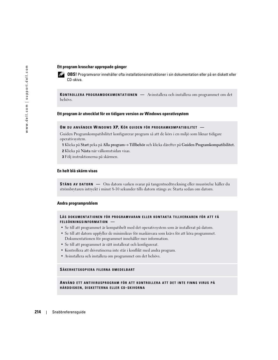 Dell Latitude D610 User Manual | Page 214 / 244