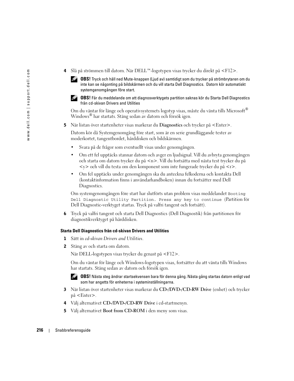 Dell Latitude D610 User Manual | Page 216 / 244