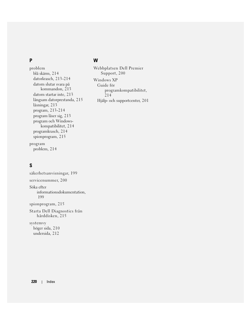 Dell Latitude D610 User Manual | Page 220 / 244