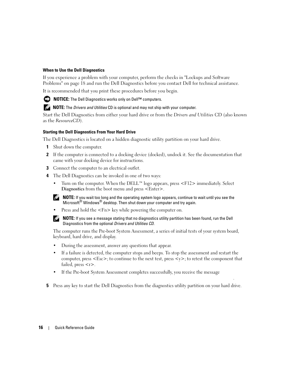 Dell Precision M65 User Manual | Page 16 / 90