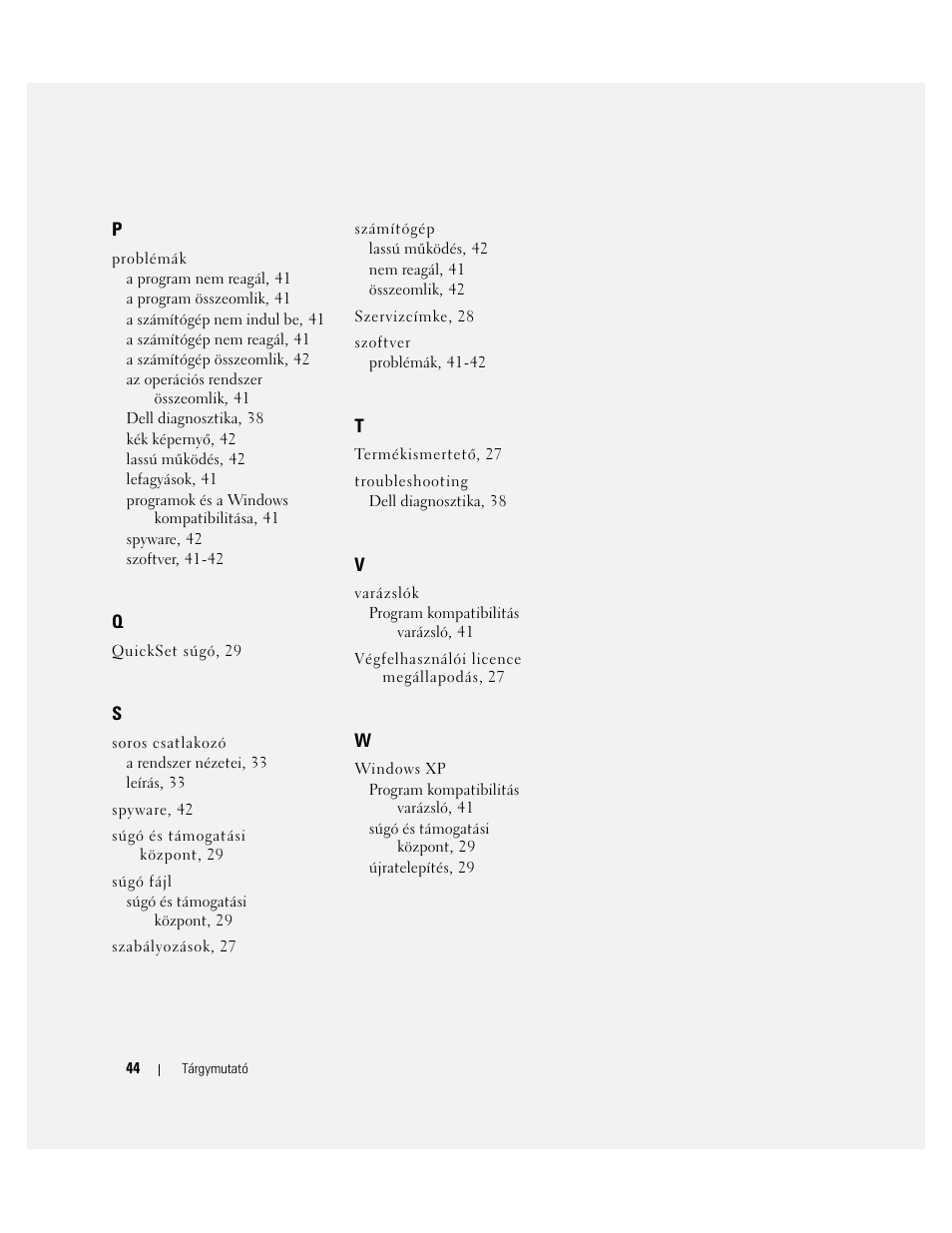 Dell Precision M65 User Manual | Page 44 / 90