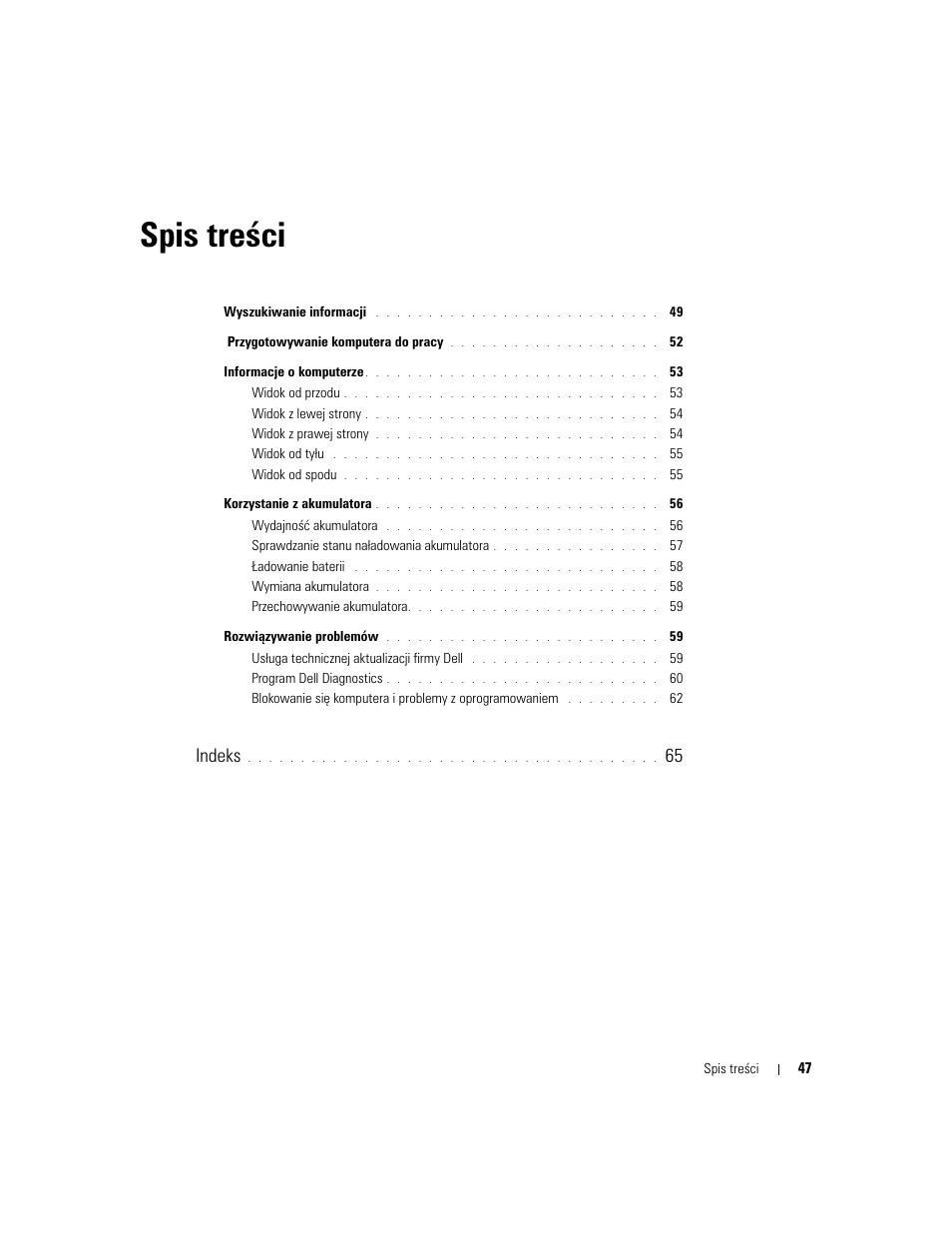 Dell Precision M65 User Manual | Page 47 / 90