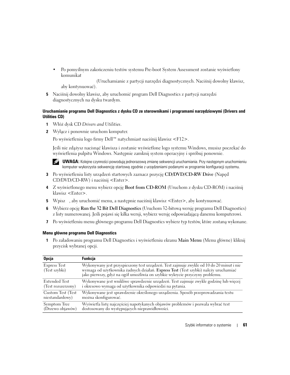 Dell Precision M65 User Manual | Page 61 / 90