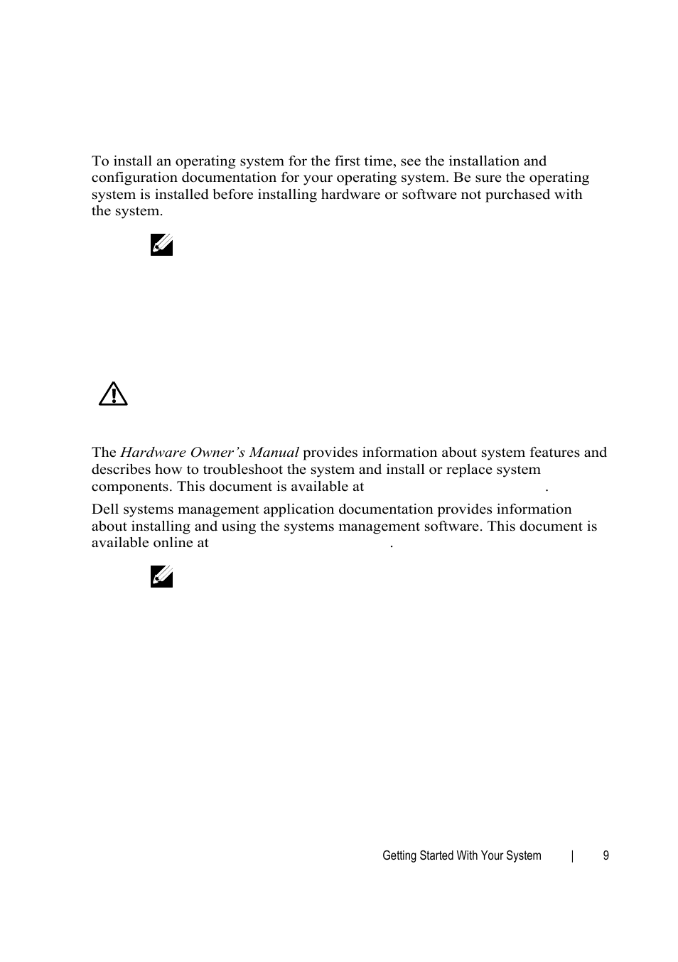 Complete the operating system setup, Other information you may need | Dell POWEREDGE C6105 User Manual | Page 11 / 132