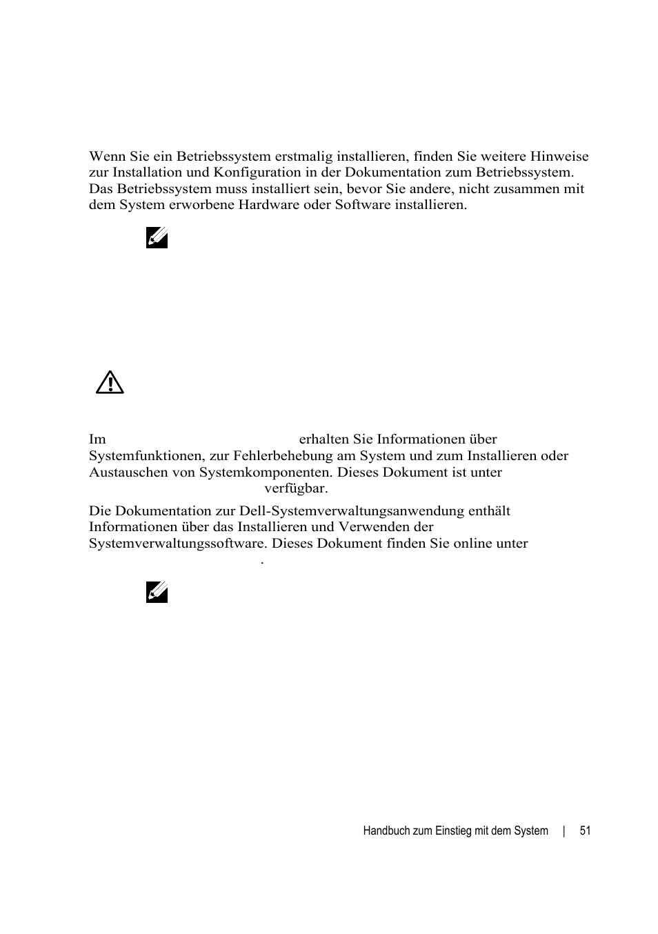 Fertigstellen des betriebssystem-setups, Weitere nützliche informationen | Dell POWEREDGE C6105 User Manual | Page 53 / 132