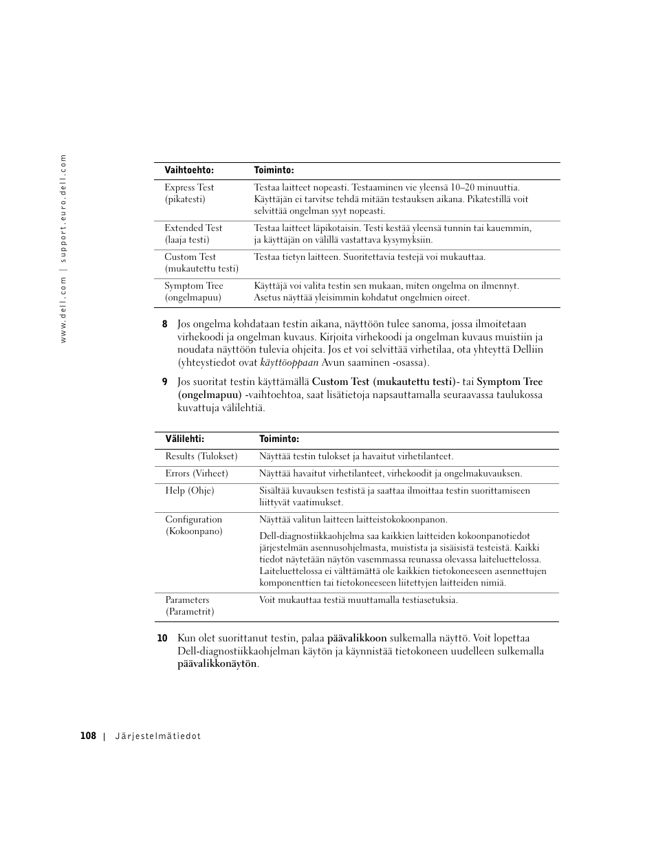 Dell Latitude D800 User Manual | Page 110 / 330