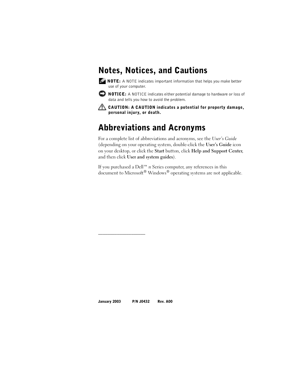 Abbreviations and acronyms | Dell Latitude D800 User Manual | Page 4 / 330