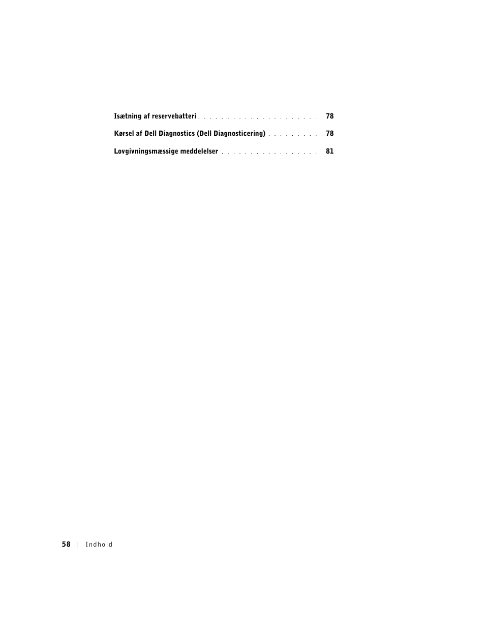 Dell Latitude D800 User Manual | Page 60 / 330