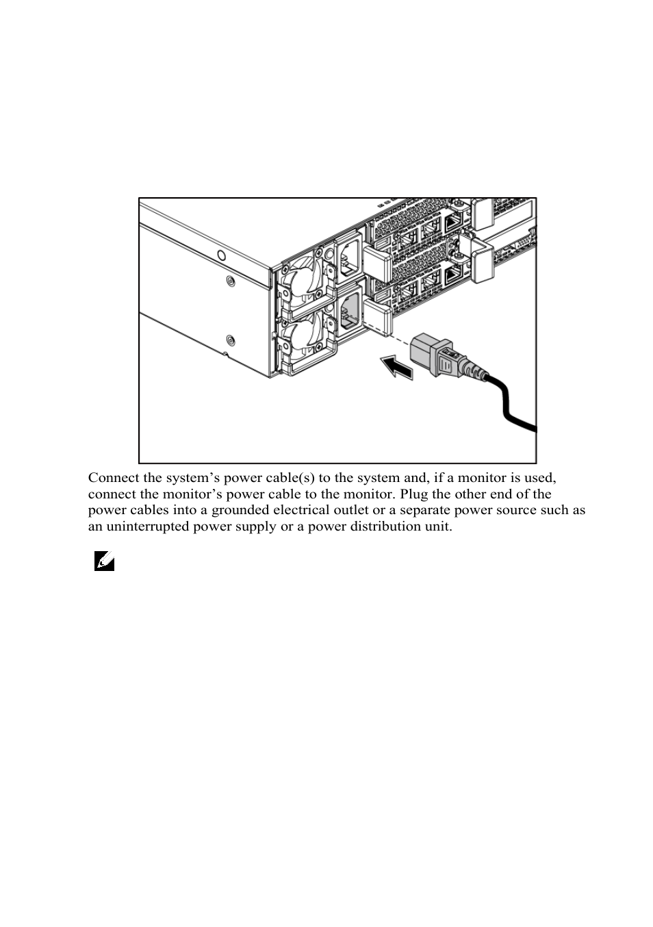 Connecting the power cable(s) | Dell PowerEdge C6220 II User Manual | Page 11 / 150