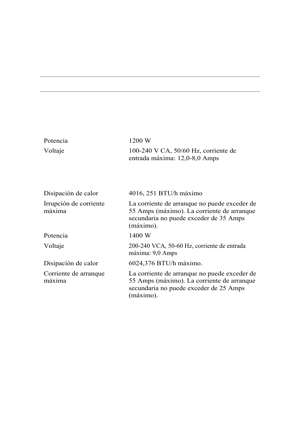 Especificaciones técnicas | Dell PowerEdge C6220 II User Manual | Page 117 / 150