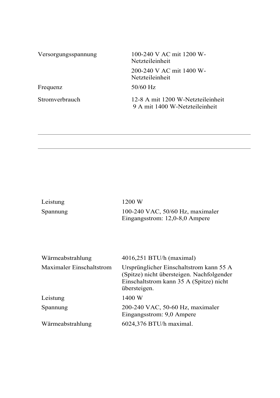 Technische daten | Dell PowerEdge C6220 II User Manual | Page 56 / 150